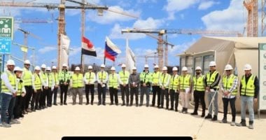 رئيس المحطات النووية يتفقد محطة الضبعة و يلتقى بالعاملين بالمشروع