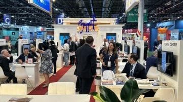 إقبال ضخم على الجناح المصرى بأكبر معرض سياحى بأمريكا اللاتينية