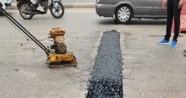 إحلال وتجديد الفواصل العرضية بوصلة كوبرى 6 أكتوبر فى الجيزة.. صور