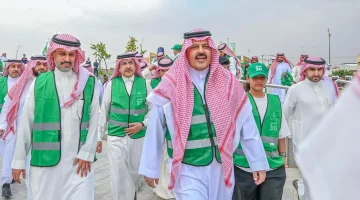 برعاية الأمير عبدالعزيز بن سعد .. انطلاق فعالية #امشِ_30 في #حائل