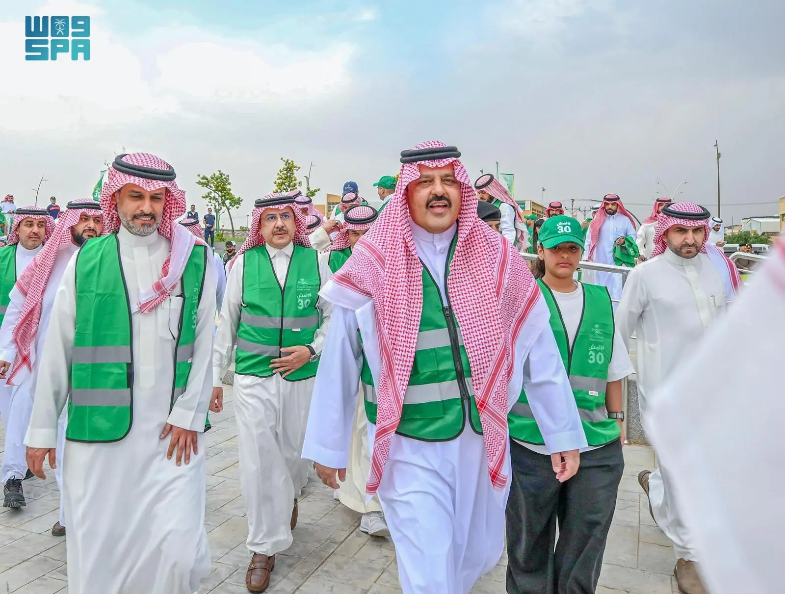 برعاية الأمير عبدالعزيز بن سعد .. انطلاق فعالية #امشِ_30 في #حائل
