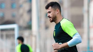 “الونش” يخوض تدريبات منفردة على هامش مران الزمالك