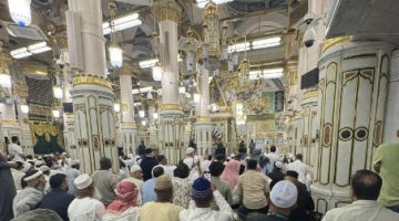 أكثر من 13 مليون زائر للصلاة في #الروضة_الشريفة خلال عام واحد