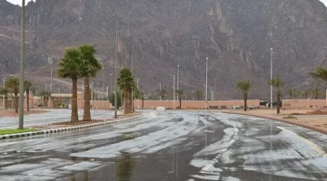 #الأرصاد تنبه من هطول أمطار ورياح شديدة السرعة على منطقة #حائل
