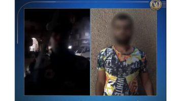 القبض على بلطجي يروع المواطنين بسلاح أبيض في بنها (فيديو)