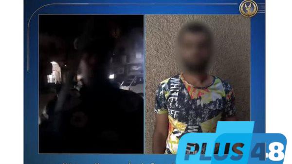 القبض على بلطجي يروع المواطنين بسلاح أبيض في بنها (فيديو)