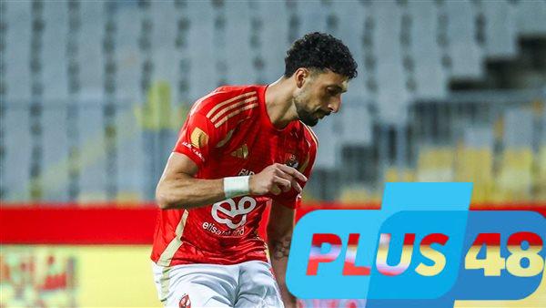 وسام أبو علي يسجل الهدف الثالث للأهلي في شباك المصري