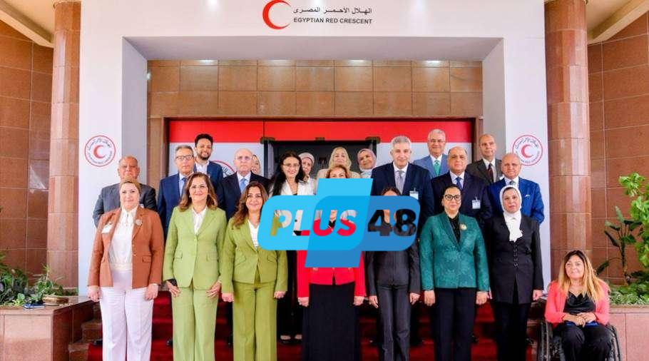 قرينة رئيس الجمهورية تشارك في فعاليات اليوم العالمي للصليب الأحمر والهلال الأحمر