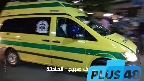 إصابة 6 أشخاص في حادث انقلاب سيارة ملاكي بمدينة الخارجة بالوادي الجديد