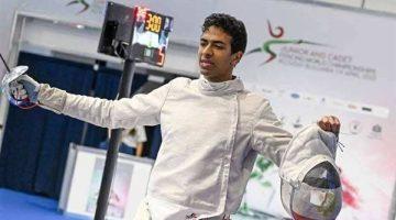 أحمد هشام يلحق بثلاثي المنتخب في الدور الرئيسي لكأس العالم لسلاح السيف بمدريد
