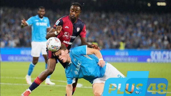 ليلة حسم الدوري الإيطالي.. نابولي يتقدم على كالياري في الشوط الأول