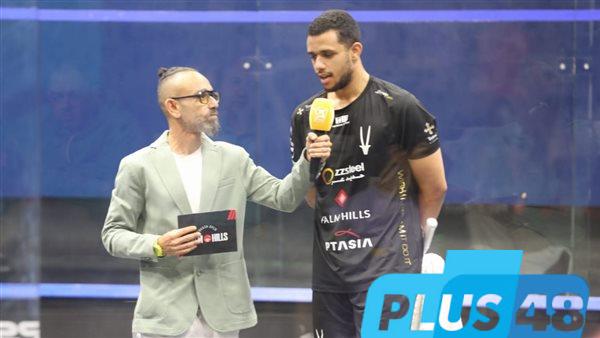مصطفى عسل يتأهل لنهائي بطولة بالم هيلز الدولية للاسكواش