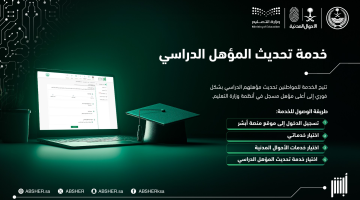بالإنفوجرافيك .. تفاصيل خدمة تحديث المؤهل الدراسي من منصة أبشر