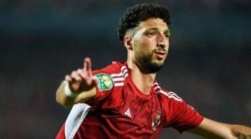 ليلة التتويج بالدوري.. وسام أبو علي يضيف الهدف الثاني للأهلي في شباك فاركو