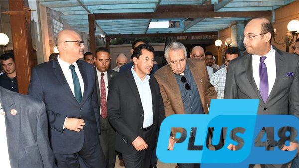 وزير الرياضة ومحافظ القليوبية يفتتحان عددًا من المشروعات بمركز التنمية في شبرا الخيمة
