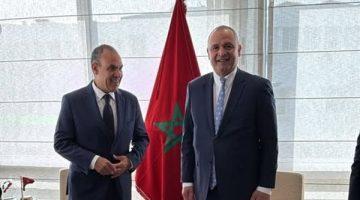 دعم الاستثمارات المغربية في مصر.. تفاصيل لقاء وزير الخارجية مع وزير الصناعة المغربي
