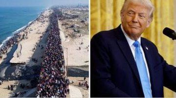 ترامب يطرح فكرة السيطرة على غزة مجددا.. ويؤكد: سأحولها لـ “منطقة حرية”