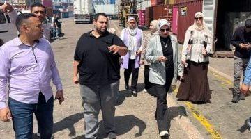 فريق من الرقابة على الصادرات يتفقد فرع الهيئة بالدخيلة لتقليل زمن الإفراج