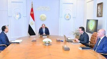 الرئيس السيسى يبحث مع رئيس الوزراء ووزير الصحة محاور عمل المجموعة الوزارية للتنمية البشرية