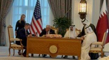 ترامب وتميم يوقعان 3 اتفاقيات للتعاون فى مجالات الدفاع والطيران والتكنولوجيا