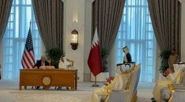 تفاصيل توقيع ترامب وأمير قطر 3 اتفاقيات استراتيجية فى الدوحة