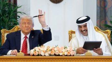أغلى من الصفقات.. أمير قطر يهدى ترامب قلما فاخرا من طراز مونت بلانك (صورة)