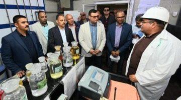 وزير الإسكان ومحافظ الشرقية يتفقدان محطة تنقية مياه الشرب “كفر الصعيدي” بمنيا القمح