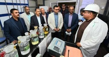وزير الإسكان ومحافظ الشرقية يتفقدان محطة تنقية مياه الشرب “كفر الصعيدي” بمنيا القمح