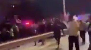 الميليشيات المسلحة فى طرابلس تطلق الرصاص على متظاهرين يطالبون بإسقاط الدبيبة.. فيديو