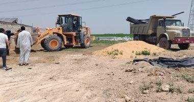 جهاز مدينة برج العرب الجديدة يزيل مخالفات بناء وإشغالات بعدة مناطق