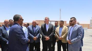 وزير البترول يفتتح محطة الغاز الرئيسية المغذية لمدينة الخارجة بالوادي الجديد