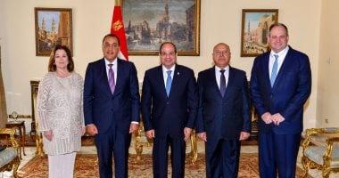 الرئيس السيسى يستقبل وفد رجال الأعمال الأمريكيين المشاركين بالمنتدى الاقتصادى