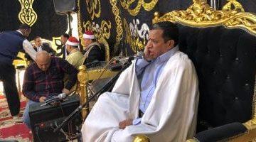 ابن الشيخ عبد الباسط عبد الصمد يتلو فى عزاء نجل مصطفى إسماعيل بالغربية.. فيديو