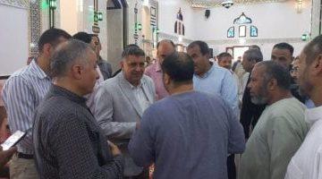 افتتاح مسجد جديد بالمنطقة السكنية 26 واسترداد وحدات متعدى عليها بمدينة السادات
