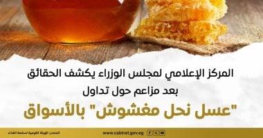 مجلس الوزراء يكشف الحقائق بعد مزاعم حول تداول “عسل نحل مغشوش” بالأسواق