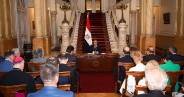 وزير الخارجية يلتقى بسفراء الدول الأوروبية المعتمدين فى القاهرة
