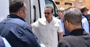 وزير الصحة يتفقد مستشفى الحمام المركزي بمحافظة مطروح