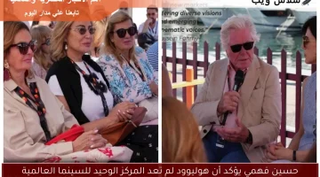 حسين فهمي يؤكد أن هوليوود لم تعد المركز الوحيد للسينما العالمية