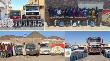 المتحدث العسكري: نشاط مكثف لقوات حرس الحدود على كافة الاتجاهات الاستراتيجية للدولة (صور)