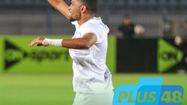 المصري يتقدم على حرس الحدود بهدف نظيف في الشوط الأول