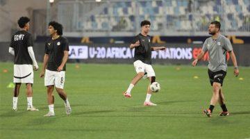انطلاق مباراة الفراعنة والمغرب للشباب