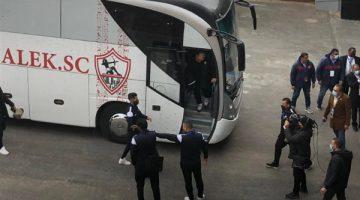 استعدادًا لمواجهة بيراميدز.. وصول حافلة الزمالك لاستاد القاهرة