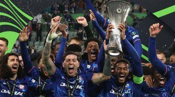 تشيلسي يتوج بلقب دوري المؤتمر الأوروبي برباعية أمام ريال بيتيس
