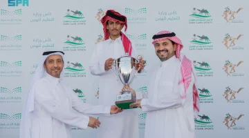 الأمير فهد بن جلوي يتوج الفائزين بالنسخة الرابعة من #دوري_هجان