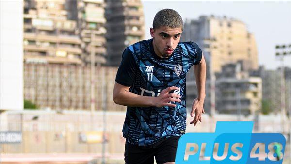 الجفالى يخوض تدريبات تأهيلية على هامش مران الزمالك