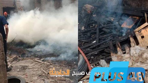 إخماد حريق مخزن رخام بجوار مستشفى الحلمية دون إصابات