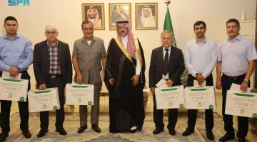 سفير المملكة لدى طاجيكستان يودع حجاج برنامج ضيوف خادم الحرمين الشريفين