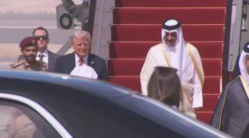 بعد وصول ترامب الدوحة.. التليفزيون القطري يتحدث عن توقيع اتفاقيات دفاعية مع أمريكا