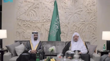 آل الشيخ يستقبل رئيس البرلمان العربي في #جاكرتا