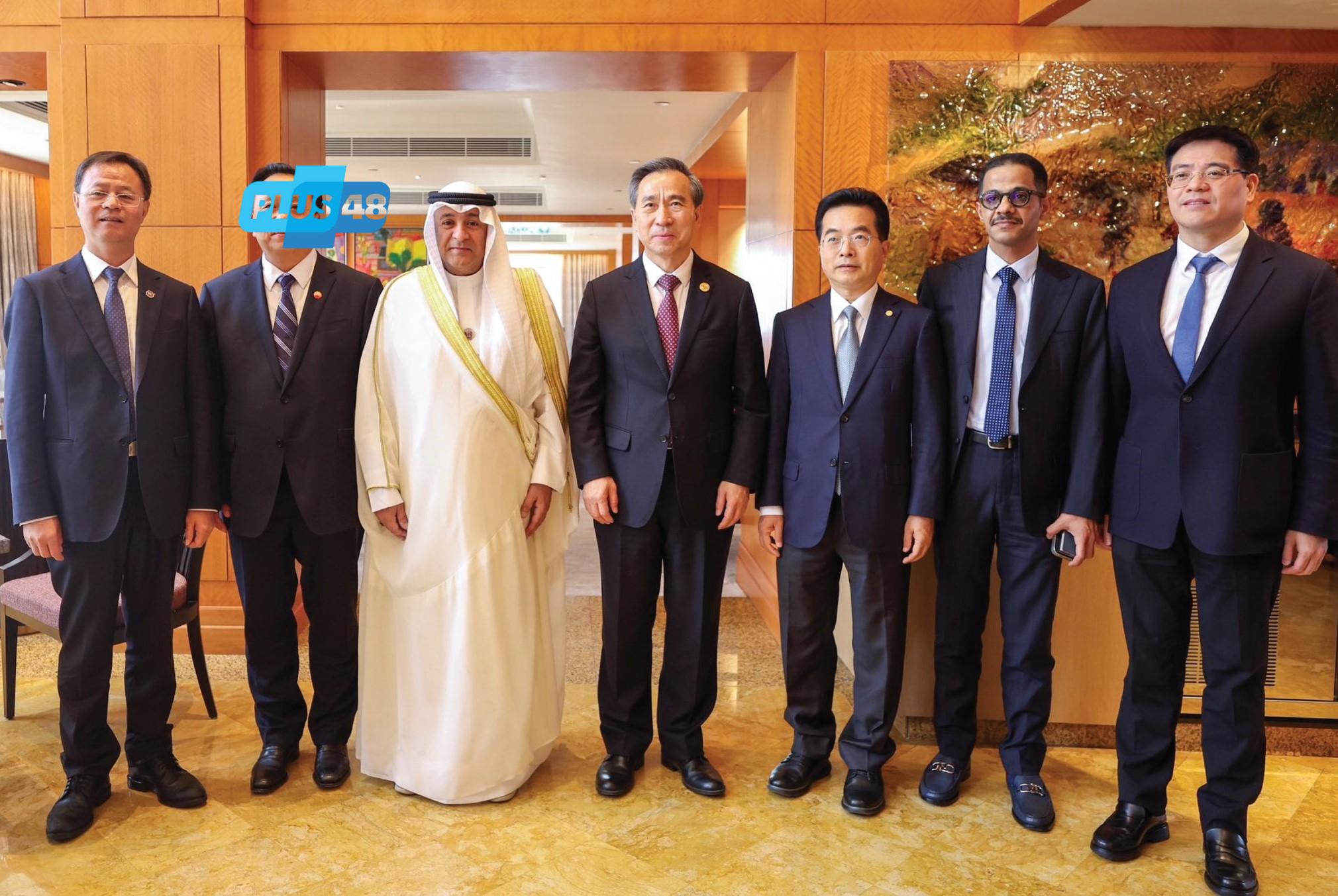 البديوي يلتقي رئيس المجلس الصيني لترويج التجارة الدولية